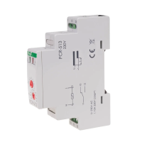 Przekaźnik czasowy rewersyjny PCR-513 styki 1NO/NC 230V AC na szynę DIN | PCR-513 F&F