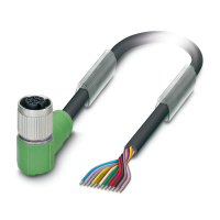 Kabel czujnika/urządzenia wykonawczego SAC-12P- 3,0-PUR/FR SCO | 1430666 Phoenix Contact