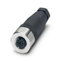 Złącze wtykowe, styk żeński prosty 4-polowy SACC-M12FS-4CON-PG 7-VA