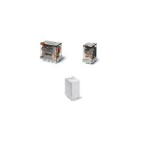 Miniaturowy przekaźnik mocy 4 P; 12A; 220V DC; przycisk test. + mech. wskaźnik zadziałania | 56.34.9.220.0040 Finder