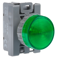 Lampka sygnalizacyjna LED uniwersalny standard, zielona | SP22-LZ-LED-UNI\AC/DC Spamel