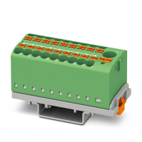 Blok rozdzielacza PTFIX 6/18X2,5-NS35 GN, zielony | 3273118 Phoenix Contact