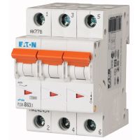 Wyłącznik nadprądowy 3-bieg. PLSM 10kA 63A C, PLSM-C63/3-MW | 242480 Eaton