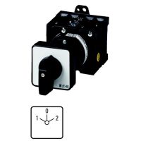 Łącznik krzywkowy 1P, 32A, 13kW, 1-0-2, bez samopowrotu, pokrętło czarne, do instalowania rozłącznego, T3-1-8210/Z P/T | 057091 Eaton
