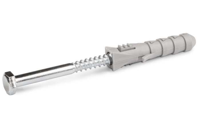 FIX Kołek rozporowy 10x50 mm z wkrętem z łbem sześciokątnym 6,0x60 mm - opakowanie kartonowe - 100 s | FIX-10/660 Rawlplug