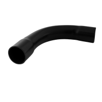 Kolanko dwukielichowe do rur przyłączeniowych sztywnych UV- ZRPS-UV-2-KIEL 75 czarne | 10787 TT Plast