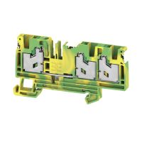 Złączka szynowa ochronna S3C 4 PE DL SNAP IN seria S | 2874980000 Weidmuller