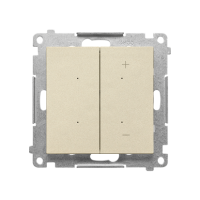 DIMMER – Ściemniacz do LED ściemnialnych, klawiszowy (moduł); Szampański mat Simon 55 GO | TESL1W.01/144 Kontakt Simon