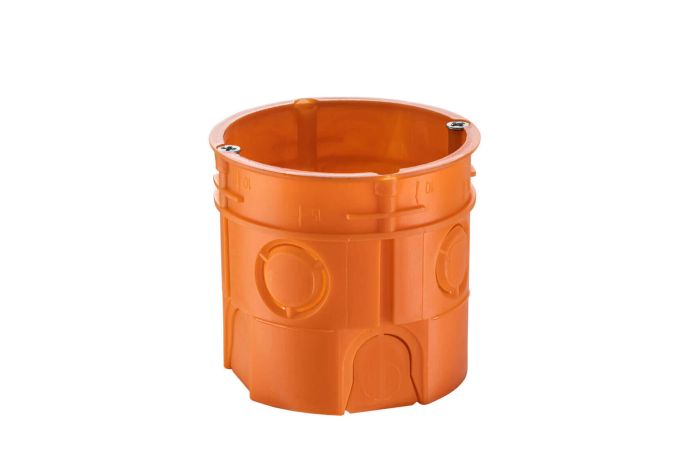Puszka instalacyjna p/t 60 głęboka z wkrętami Z60DFW pomarańczowa | 33035008 Simet