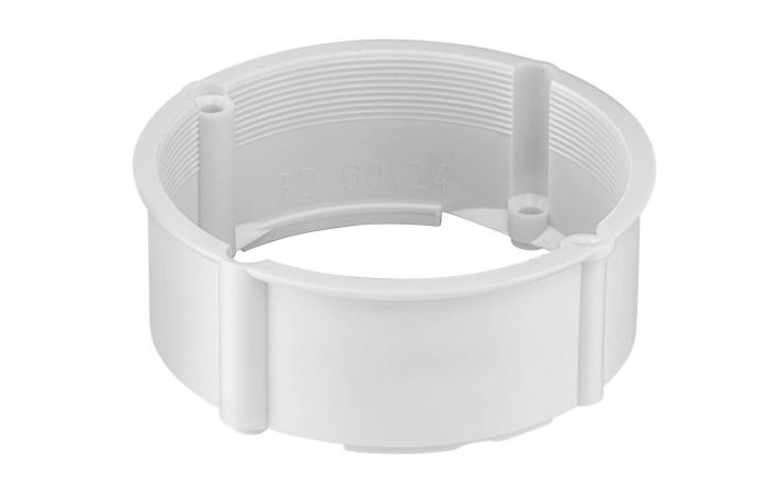 Pierścień dystansowy do puszek fi 60x24 PD60x24 biały | 37059006 Simet