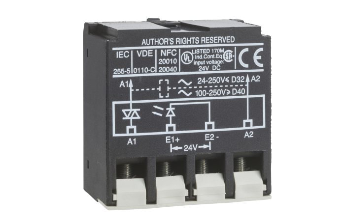 Moduł półprzewodnikowy 220V DC do stycznika LC1/LP1 | LA4DWB Schneider Electric