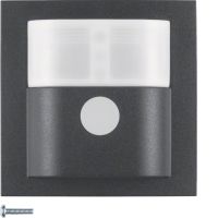 Czujnik ruchu komfort 2,2m KNX RF Berker.Net, antracyt, mat, B.x/S.1 | 85346185 Hager