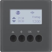 Łącznik żaluzjowy do sterowników żaluzjowych i mechanizmów Berker, antracyt, aksamit lakier, Q.x | 85745126 Hager