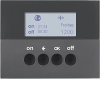 Łącznik czasowy KNX RF quicklink Berker.Net, antracyt, mat, Berker | 85745275 Hager