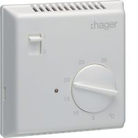 Termostat bimetalowy z wyłącznikiem ręcznym 230V 1P 10A | EK051 Hager