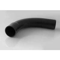 Kolanko jednokielichowe do rur przyłączeniowych sztywnych UV- ZRPS-UV-1- KIEL 75 czarne | 10783 TT Plast
