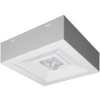 Oprawa awaryjna LOVATO N ECO LED 1W 130lm (optyka korytarzowa) 1h jednozadaniowa, biała | LVNC/1W/E/1/SE/AT/WH Awex