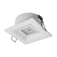 Oprawa awaryjna LOVATO P ECO LED, 1W, 125lm, optyka korytarzowa, 1h, jednozadaniowa,biała | LVPC/1W/E/1/SE/AT/WH Awex