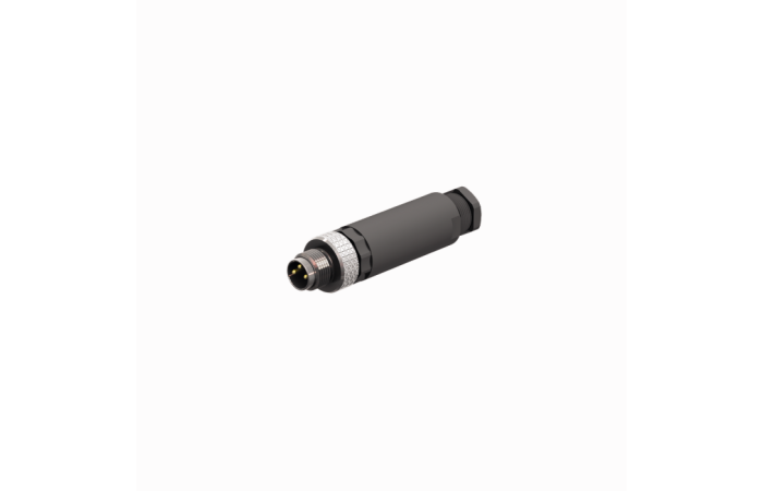 Złącze męskie M8x1 proste, 3 pin, IP67, średnica przewodu 3,5-5,0 mm, BS5133-0 | 6901012 Turck