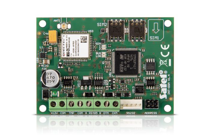 Moduł komunikacyjny GPRS do central INTEGRA, INT-GSM | INT-GSM Satel