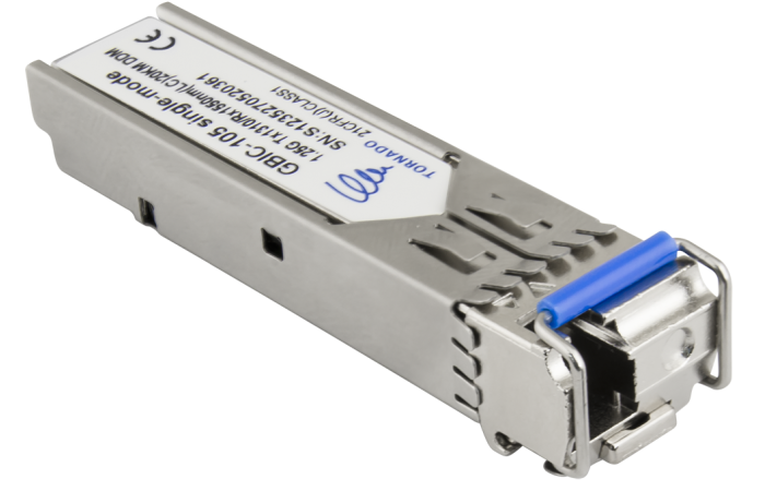 Moduł SFP GBIC-105, single-mode, 1,25G, Tx:1310 / Rx:1550, LC, 20KM, DDM (TORNADO) | GBIC-105 Pulsar