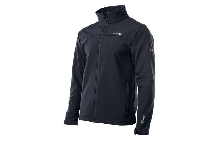 Kurtka robocza Softshell męska HI TEC ZINGER, czarna L | 30405_L Avacore