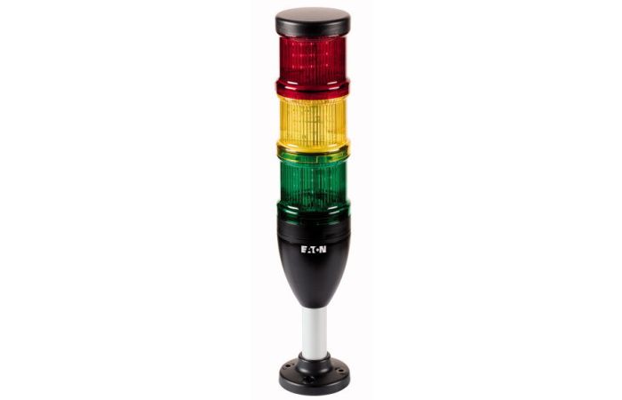 Kolumna sygnalizacyjna SL7 -aparat kompletny, SL7-100-L-RYG-24LED, czerwony/żółty/zielony | 171425 Eaton