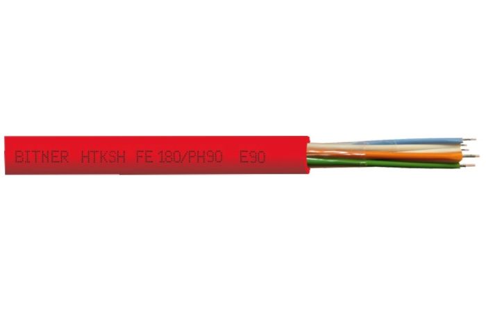 Kabel bezhalogenowy HTKSH FE180/PH90/E90 4x2x0,8 /100m/ KRĄŻEK | B10004 Bitner