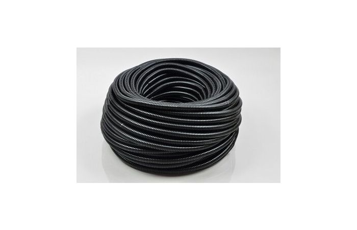 Rura giętka karbowana LDPE 18/13,5 (RKLGF/PE) cała czarna (50m) | 04.7 Elektroplast Stróża