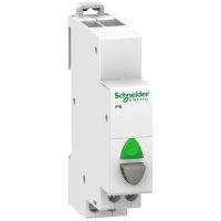 Przycisk IPB z lampką 12-48V zielony Acti 9 | A9E18038 Schneider Electric