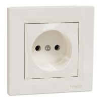 Gniazdo pojedyncze 2P krem, Asfora | EPH3000123 Schneider Electric