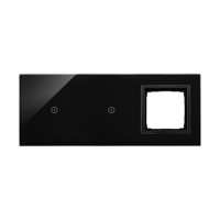 Panel dotykowy S54 Touch, 3 moduły, otwór na osprzęt S54, wulkaniczna lawa Simon 54 Touch | DSTR3110/75 Kontakt Simon
