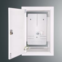 Rozdzielnica p/t licznikowa RW 19NN T3F 402x253x220;pełne drzwi;z.p.9081;IP30;RAL9003 | RW 19NN T3F Kubiak