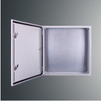 Obudowa n/t z płytą montaż PSH 606020 IP65 INOX 600x600x200; IK10; RAL7035,zamek herm.-D5 | PSH 606020 IP65 INOX Kubiak