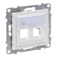 Adapter KEYSTONE podwójny, biały, Suno | 721145 Legrand