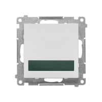 Sygnalizator świetlny LED – światło zielone (moduł) 230 V~, Jasnoszary mat Simon 55 | TESS3.01/114 Kontakt Simon