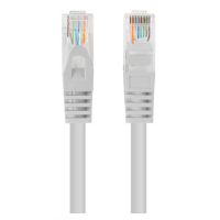Patchcord kat.5E UTP 0.25m szary FLUKE PASSED LANBERG | PCU5-10CC-0025-S Lanberg