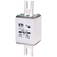 Wkładka bezpiecznikowa NHU1/110 400A aR 1000V DC Ładowarki samochodowe EV, Zaciski śrubowe U | 004110849 Eti