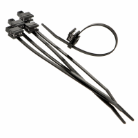 Opaska kablowa z uchwytem krawędziowym CV-190STW-PTBLK-C2 czarny 200x4,8 | CV-190STW-PTBLK-C2 Trytyt