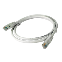 Kabel sieciowy Patchcord S/FTP Cu Kat 6A LSFH, 1 m, szary | 209112 Televes