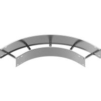Łuk 90st. LDST500H150, gr.blachy 3,0mm | 432553 Baks