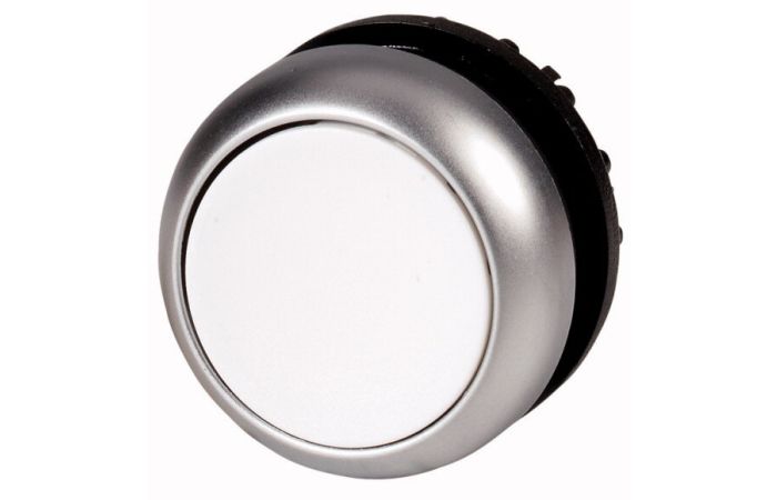 Przycisk płaski z samopowrotem, M22-D-W, biały RMQ-Titan | 216592 Eaton