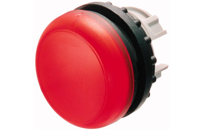 Główka lampki sygnalizacyjnej płaska, M22-L-R, czerwona RMQ-Titan | 216772 Eaton