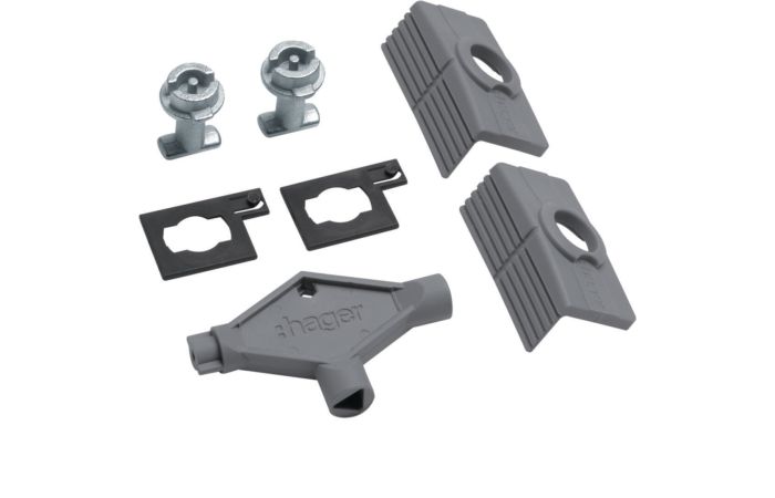 Zamek metal wkładka dwupiórkowa z kluczem 3mm, Orion+ | FL95Z Hager