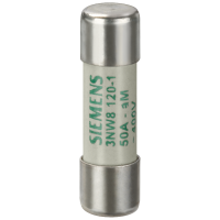 Wkładka bezpiecznika cylindrycznego, 14x51 mm, 2 A, aM, Un AC: 690 V, SENTRON | 3NW8102-1 Siemens