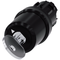 Przełącznik kluczykowy Siemens, C, 22 mm, okrągły, tworzywo sztuczne, wyciąganie klucza O | 3SU1000-5HF01-0AA0 Siemens