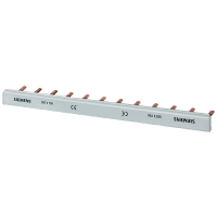 Szyna łączeniowa grzebieniowa 16 mm2, 1-faz., 8x (1-faz.+AUX), 214 mm, z możliwością cięcia | 5ST3702 Siemens
