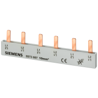 Szyna łączeniowa grzebieniowa 16 mm2, 2-faz., 23x (1-faz.+N+AUX), 1016 mm, z możliwością cięcia | 5ST3707 Siemens