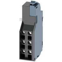 Wyprzedzający łącznik pomocniczy zestyki przełączne typ HP (14 mm) do 3VA41/51-55/61-66 | 3VA9978-0AA21 Siemens