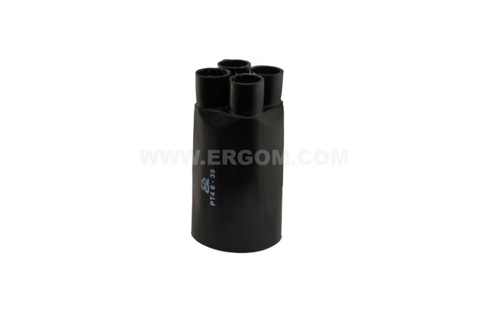 Mufa termokurczliwa rozdzielająca, palczatka 4-żyłowa PT-4 6-35mm2 | E05ME-01060100603 Ergom